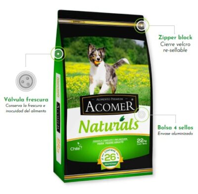 Acomer-Naturals-22kg Acomer Naturals Perro 22 Kg adulto