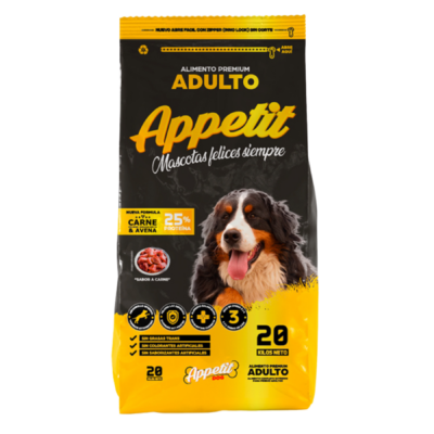 Appetit Perro Adulto razas medianas de 1 a 7 años 20 Kg