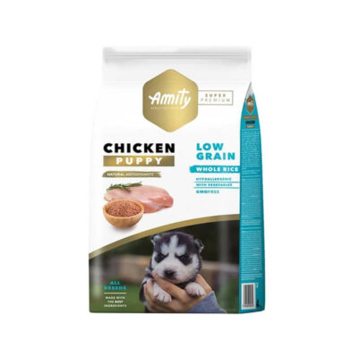 Amity chicken puppy low grain 14 Kg