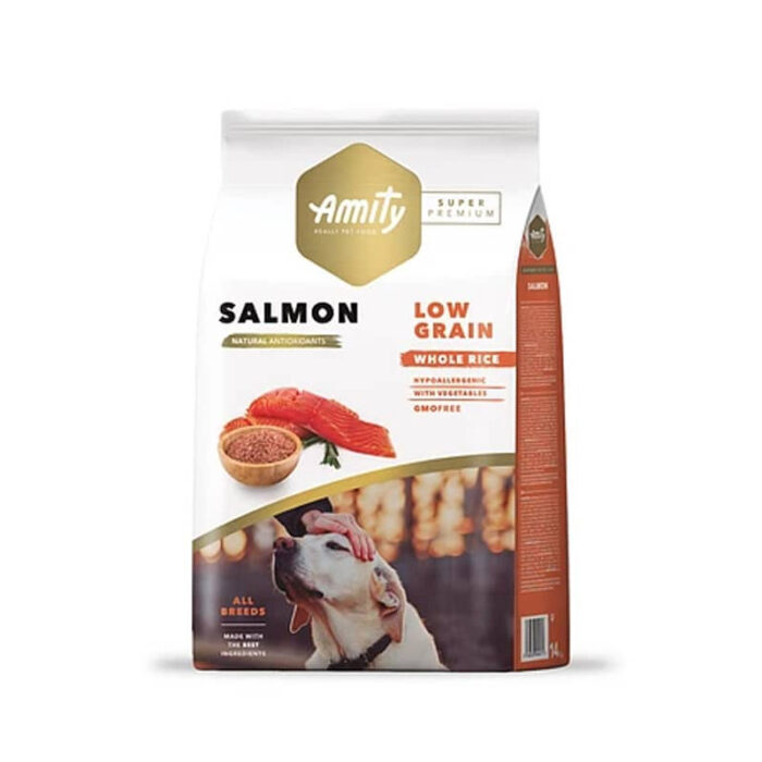 amity-low-grain-salmon-adult Amity salmon adult low grain 14 Kg