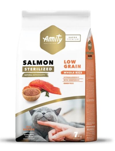 amity-low-grain-salmon-adult-cat-sterilized 7kg Amity salmon adult cat sterilized low grain 7 Kg