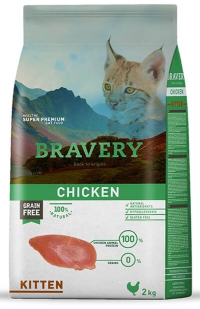 Chicken kitten 2 kg Bravery chicken kitten 2 kg