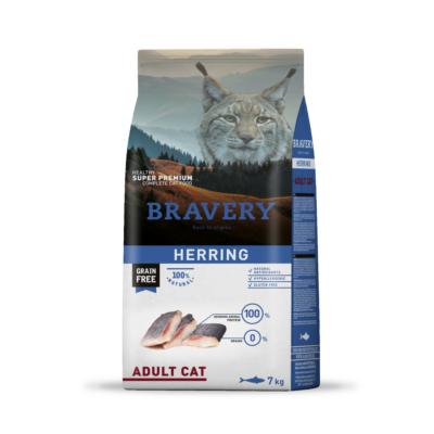 Herring adult cat 7 kg Bravery herring adult cat 7 kg