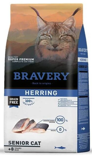 Herring senior cat 2 kg Bravery herring senior cat 2 kg