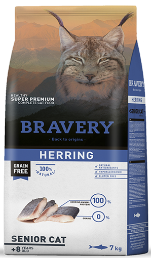 Herring senior cat 7 kg Bravery herring senior cat 7 kg