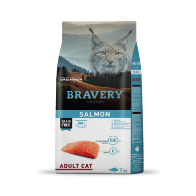 Salmon adult cat 7 kg Bravery salmon adult cat 7 kg