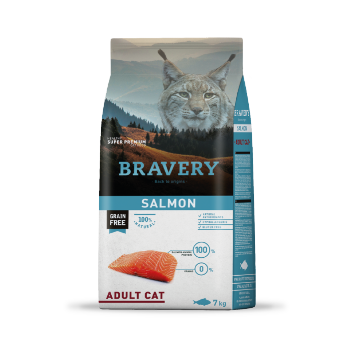 Bravery salmon adult cat 7 kg