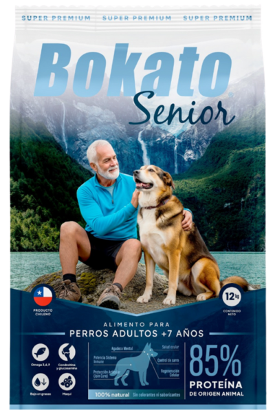 Senior razas med y grandes 12 kg Bokato senior razas medianas y grandes +7 años 12 kg