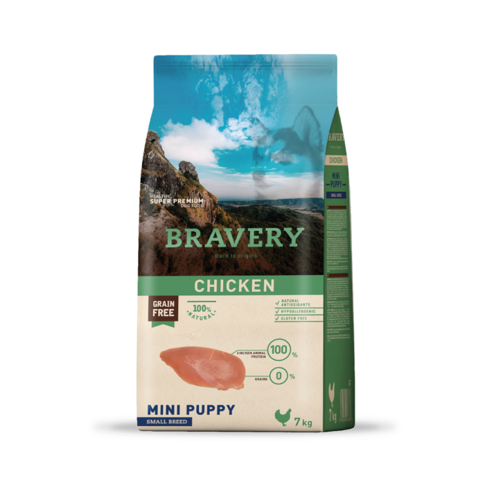Chicken mini puppy small breeds 7 kg Bravery chicken mini puppy small breeds 7 kg