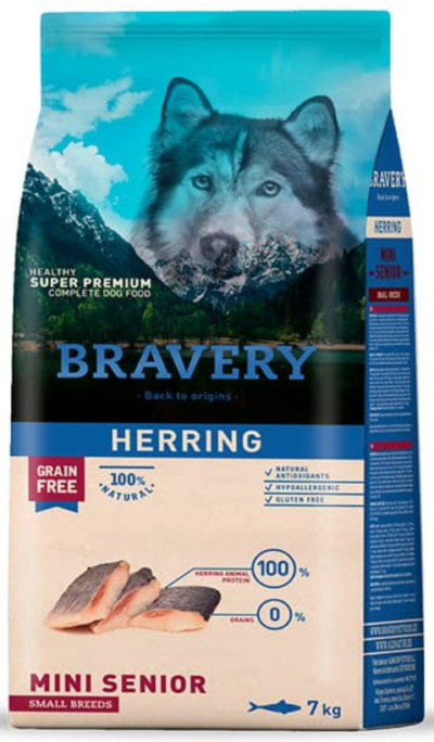 Bravery herring mini senior small breeds 7 kg