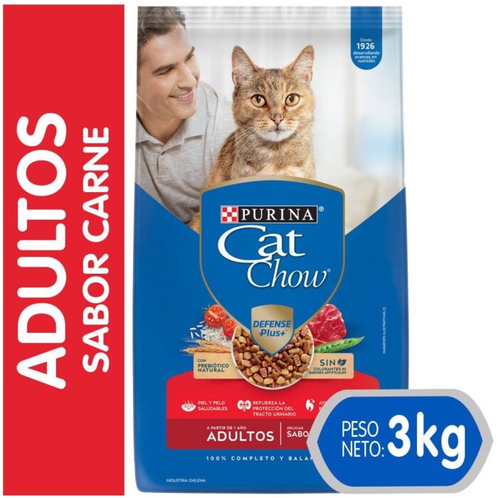 Cat Chow delicia carne 3 kg Cat chow carne 3 kg