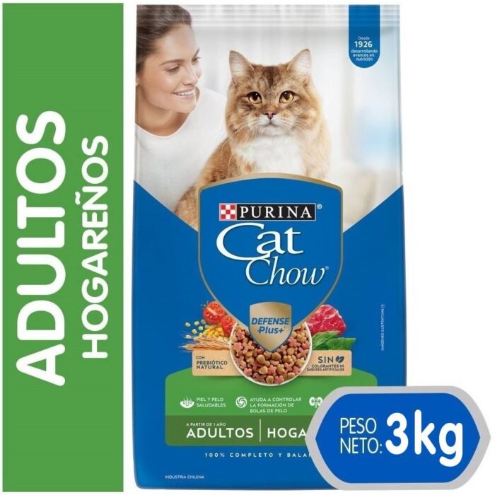 Cat chow hogareños 3 kg