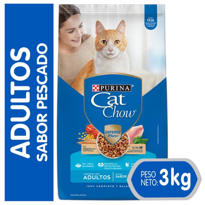 Cat chow pescado 3 kg