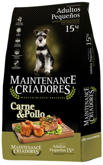 Criadores maintenance adultos pequeños 15 kg