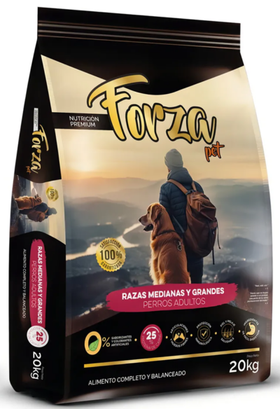 Forza pet adultos razas medianas y grandes 20 kg